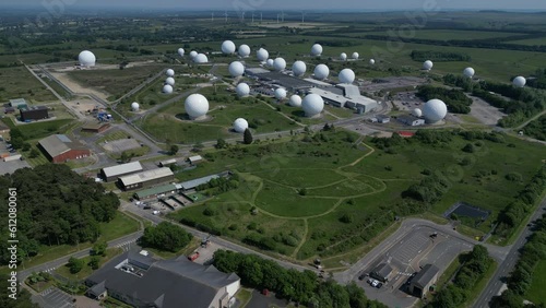 RAF Menwith Hill  near Harrogate, North Yorkshire, England, provides communications and intelligence to   Military defences photo