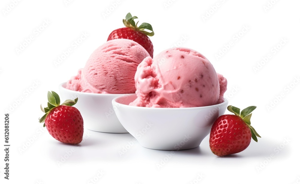 Melting ice cream, pastel background. Generative AI. Melting ice cream, pastel background. Generative AI.