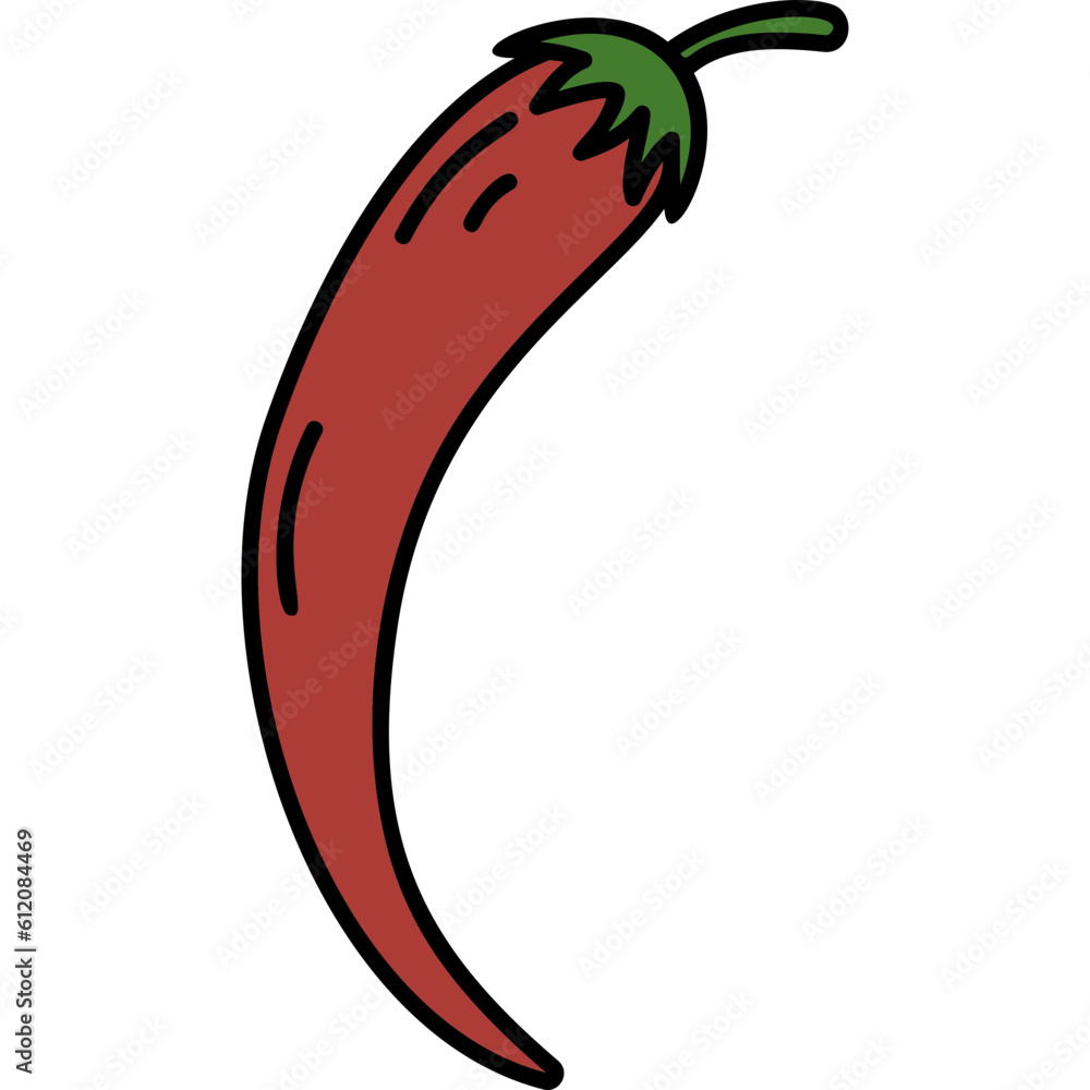 Cartoon Chili Pepper 