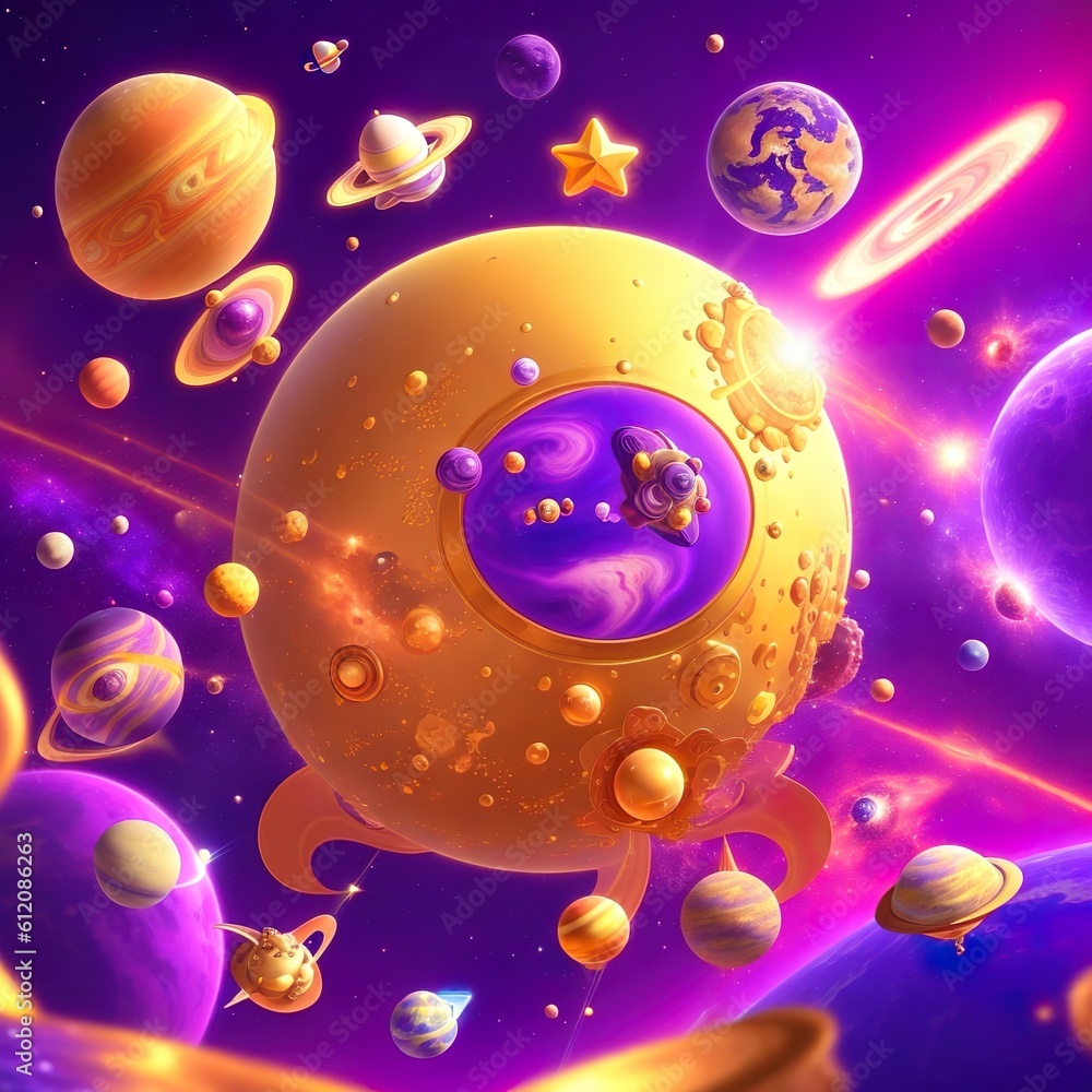 planet in space planet in space