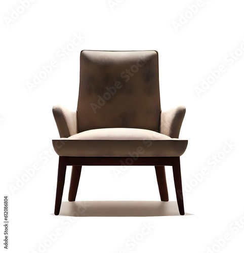 armchair isolated on white background