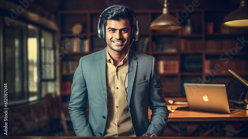 indian young adult man at c...