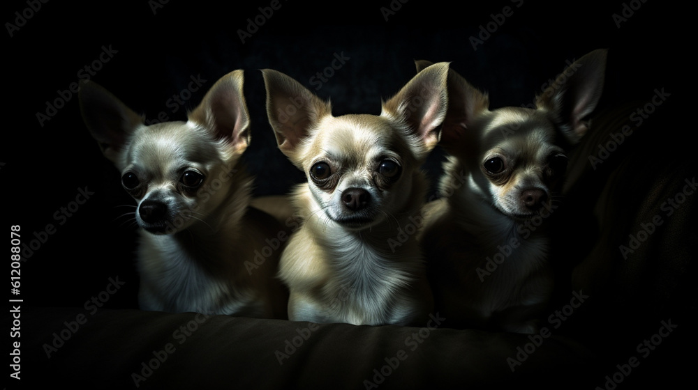 chihuahuas, small skinny cute dogs, dog breed, dogs