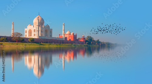Taj Mahal at sunset - Agra, India
