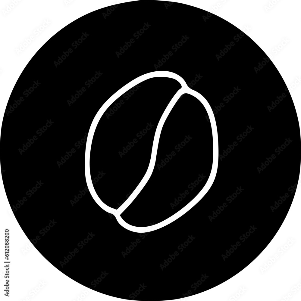 coffee bean icon vector, solid logo illustration, pictogram isolate on white coffee bean icon vector, solid logo illustration, pictogram isolate on white