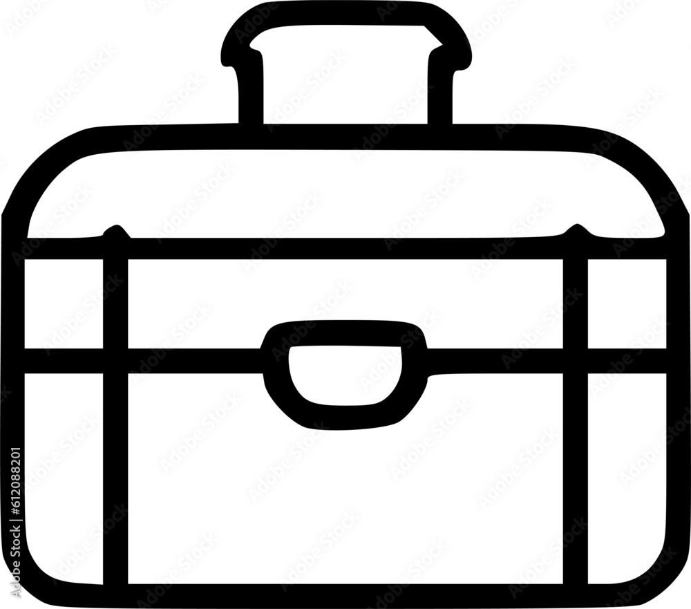 briefcase line icon, outline vector sign, linear manner pictogram isolate on white. bag, portfolio symbol, logo illustration. Editable stroke briefcase line icon, outline vector sign, linear manner pictogram isolate on white. bag, portfolio symbol, logo illustration. Editable stroke