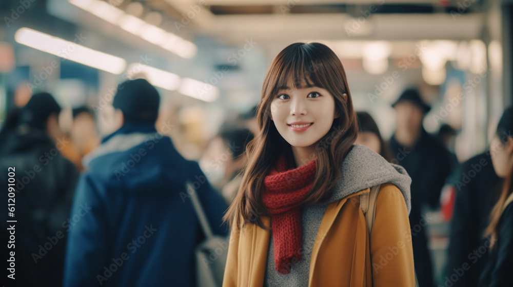 custom made wallpaper toronto digitalyoung adult woman shopping in a shopping center,shopping, indoor, smiling, having fun and joy and satisfaction, crowd of people, city shopping or supermarket