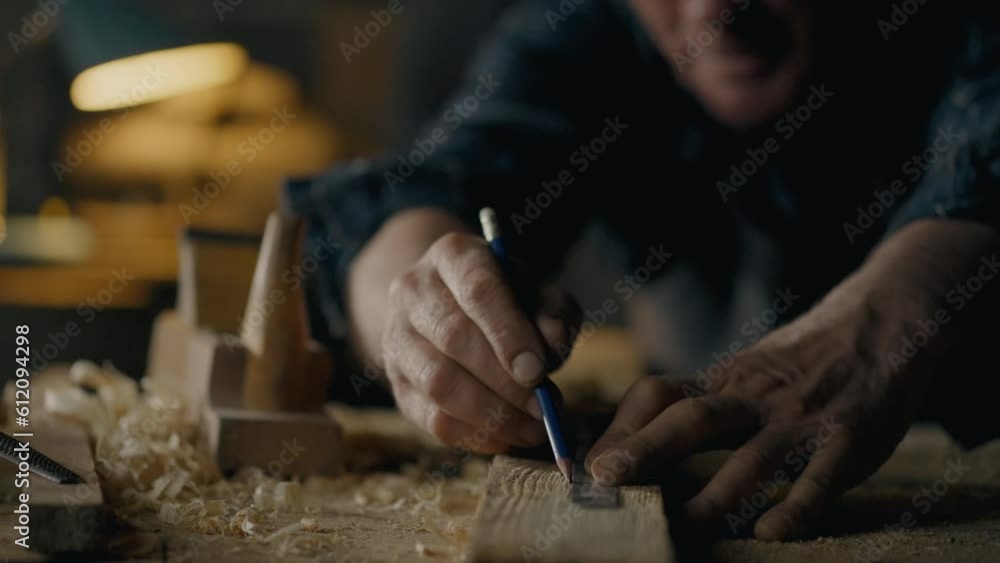 Crafts, White male Confidently Marks marks with a pencil draws a line In an artisan's workshop Experienced professional Spends work time exploring new ideas In an artisan's workshop, business owner
Crafts, White male Confidently Marks marks with a pencil draws a line In an artisan's workshop Experienced professional Spends work time exploring new ideas In an artisan's workshop, business owner