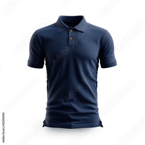 blue t shirt, blue polo t shirt, polo t shirt, tshirt, blue, tee, neck collar, white background, easy to cut out, isolated