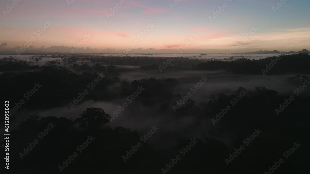 Aerial video above the clouds in the jungles of Costa Rica Aerial video above the clouds in the jungles of Costa Rica
