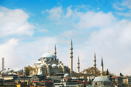 Suleymaniye mosque in Istanbul, Turkey.