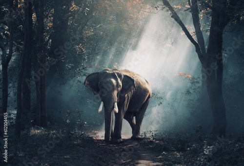 Elephant in the forest