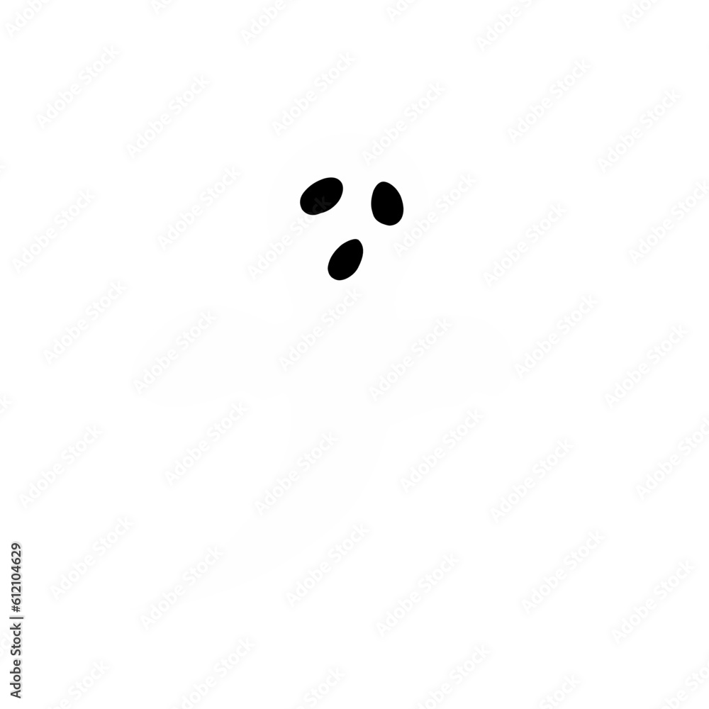 Seamless background with ghosts Seamless background with ghosts