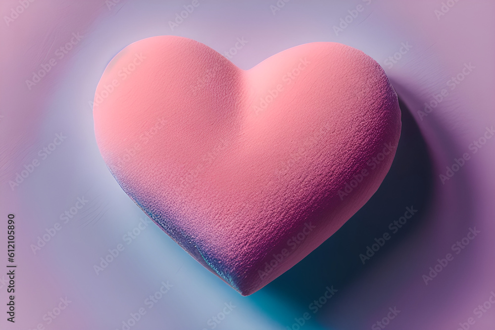 Fototapeta premium pink heart