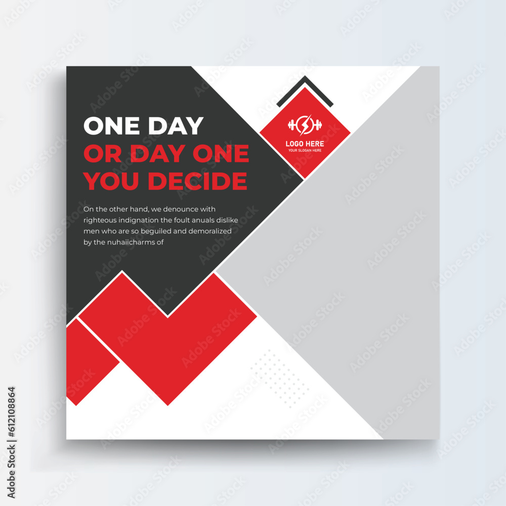 Fitness gym Sport Gym and Fitness Promotion Post and Story Social Media Template, with black and red color, gym, Workout, fitness and Sports social media post banner. Fitness gym Sport Gym and Fitness Promotion Post and Story Social Media Template, with black and red color, gym, Workout, fitness and Sports social media post banner.