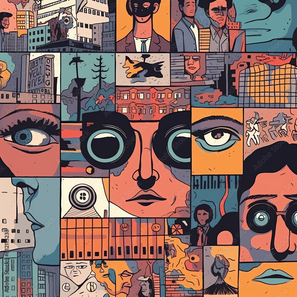 Obraz premium lifestyle pattern