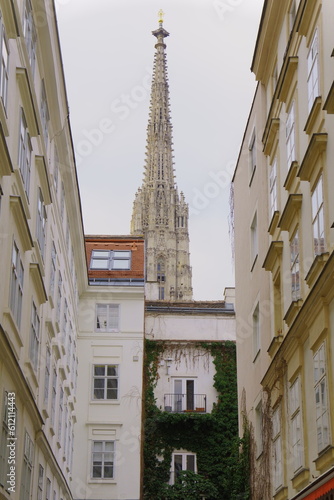 Torre de la catedral de San Esteban en Viena, Austria.