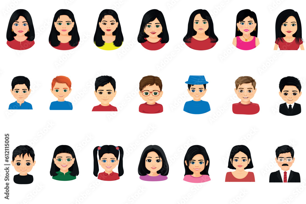 character set of men and women character set of men and women