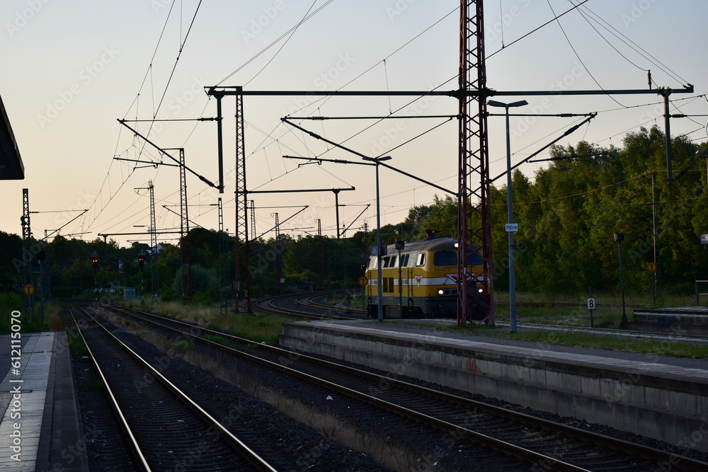 train on the railway