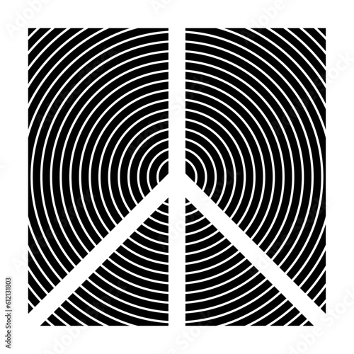 A Vector of Peace Symbol Design