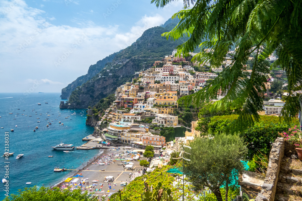 Positano, a beautiful town on the Amalfi coast, to discover its corners, walking and going up to its magnificent viewpoints, Italy