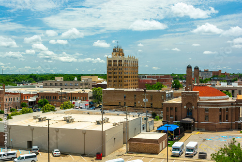 Downtown Salina, Kansas on a Sunny Day