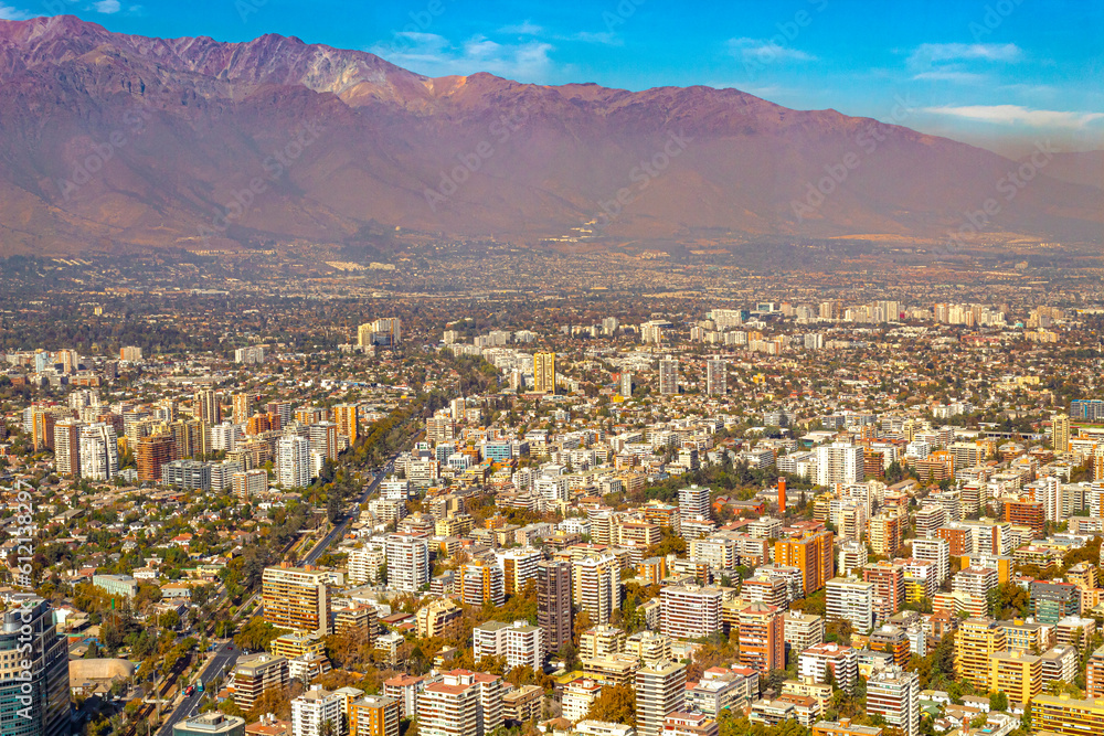 Santiago do Chile cordilheira dos andes