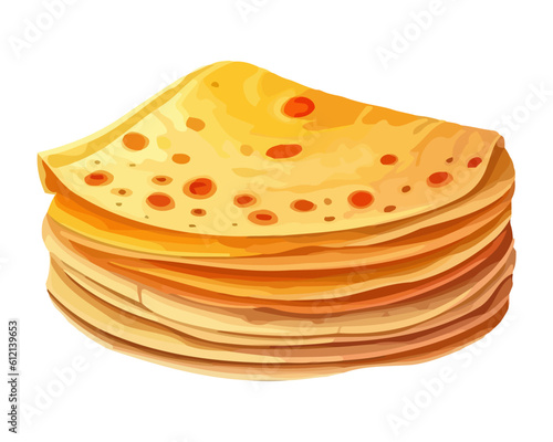 Stack of delicious tortillas