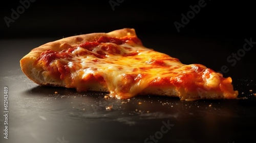 delicous slice of pizza photo