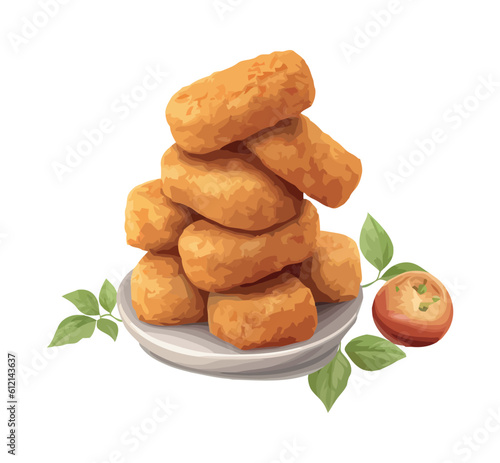 Fresh gourmet meal, healthy vegetarian snack plate