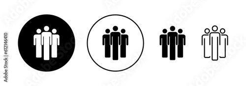 People icon vector for web and mobile app. person sign and symbol. User Icon vector