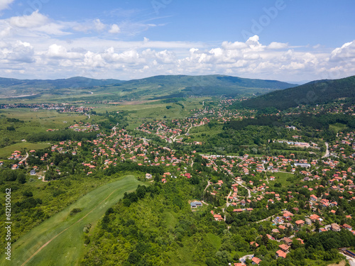 Aerial view of Vitosha Mountain near Village of Rudartsi, Bulgaria