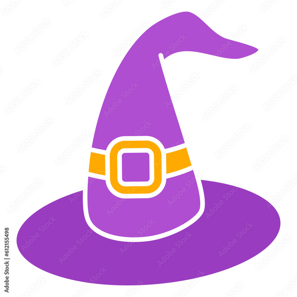 illustration of a witch hat illustration of a witch hat