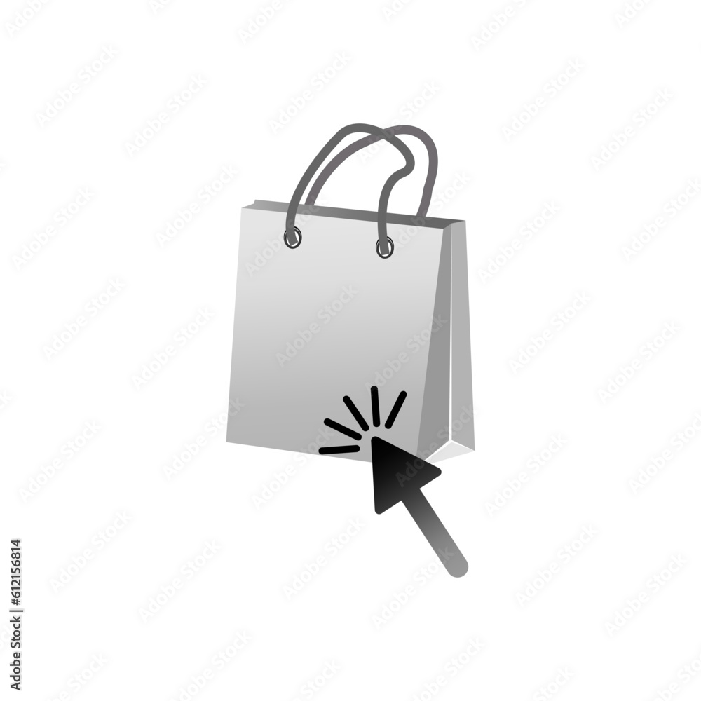 click and collect order. Online shopping icon. Online store symbol. Vector illustration. stock image. click and collect order. Online shopping icon. Online store symbol. Vector illustration. stock image.