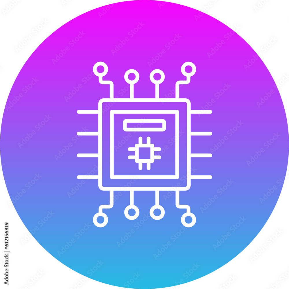 Electric Circuit Icon Electric Circuit Icon