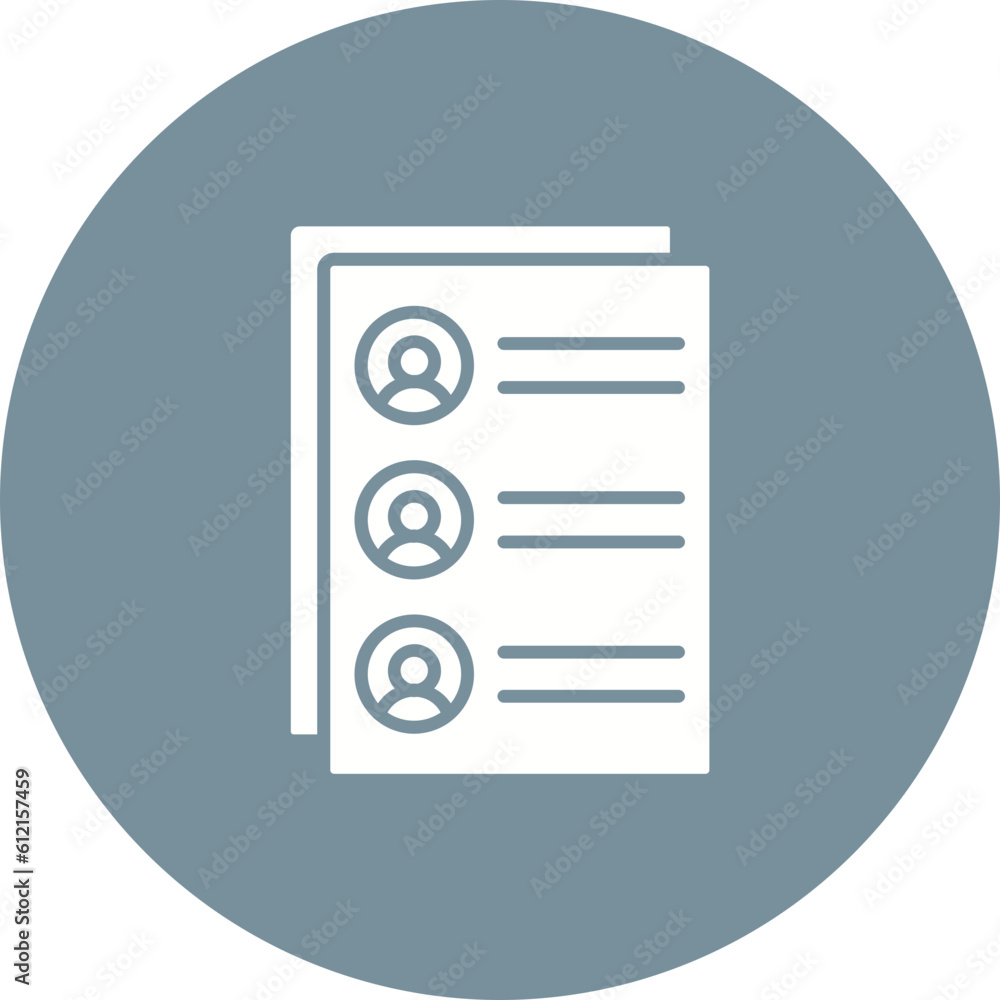 Students Information Icon Students Information Icon