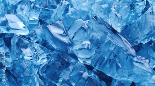 ice texture blue water background