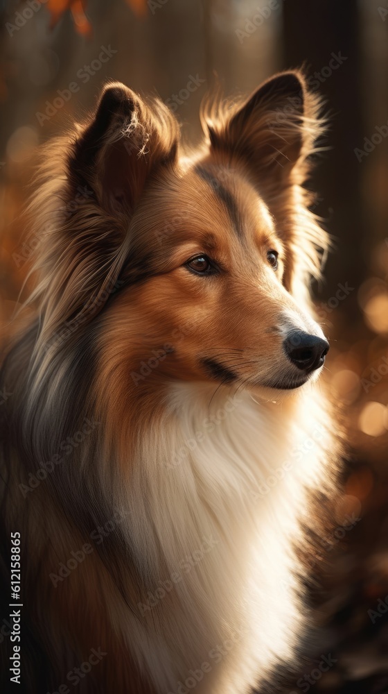 Shetland Sheepdog dog cinematic background Shetland Sheepdog dog cinematic background