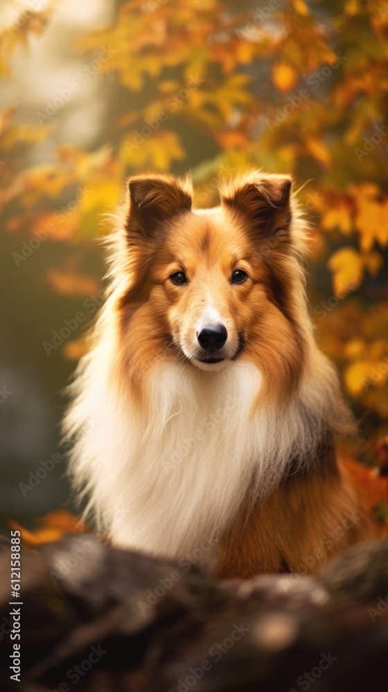 Shetland Sheepdog dog cinematic background Shetland Sheepdog dog cinematic background