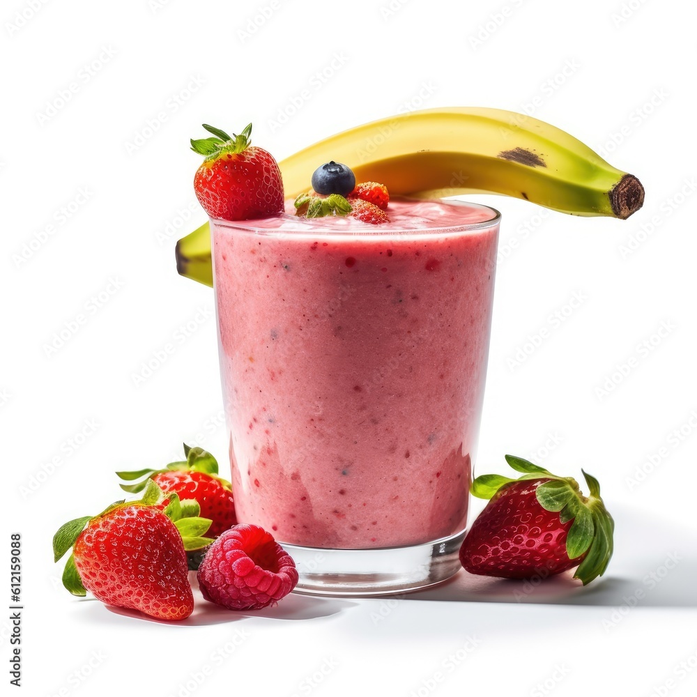 strawberry smoothie with blueberries strawberry smoothie with blueberries
