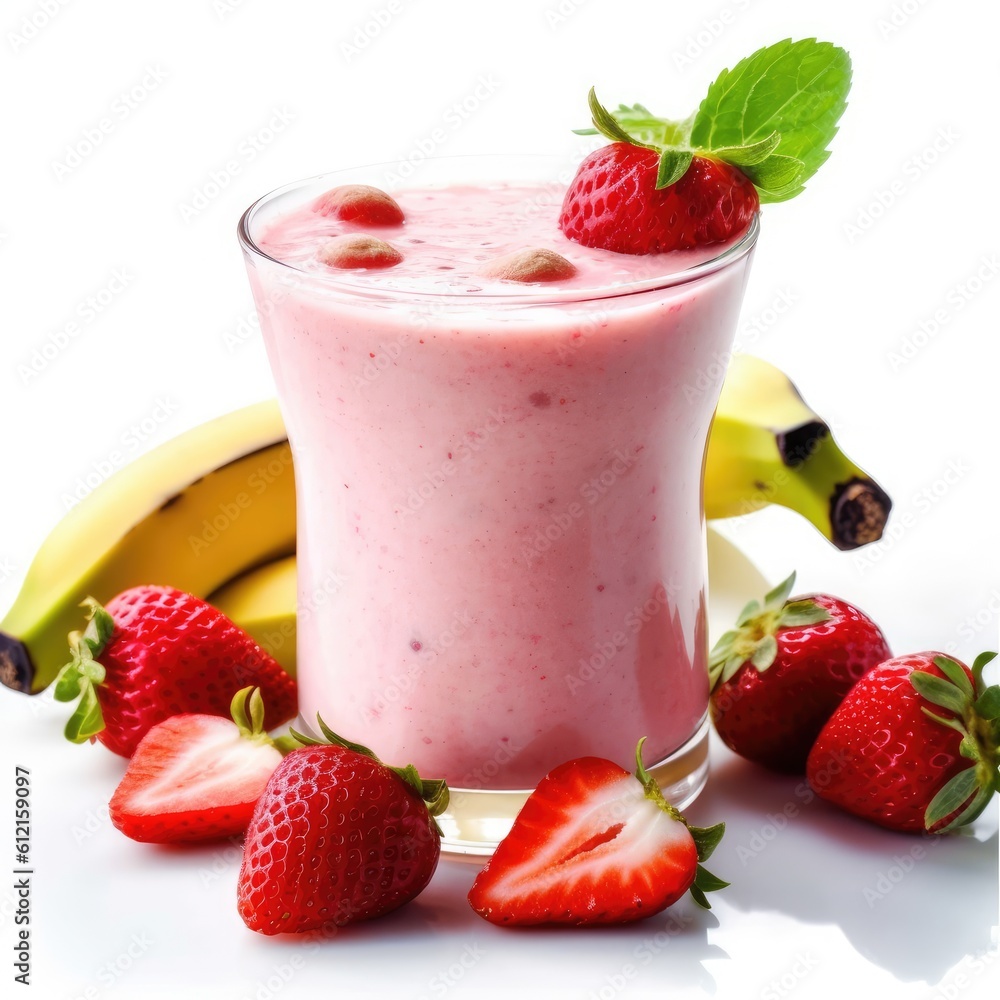 strawberry smoothie with banana strawberry smoothie with banana