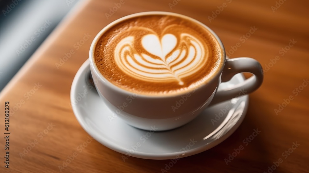 cup of coffee with heart cup of coffee with heart
