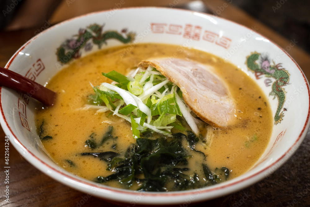 日本の北海道のとても美味しいご当地ラーメン 日本の北海道のとても美味しいご当地ラーメン