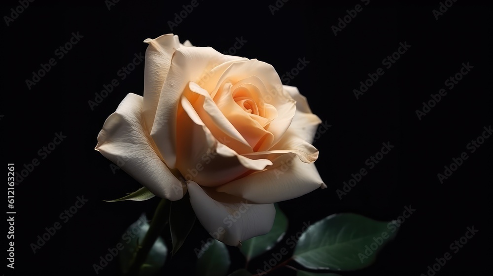 yellow rose on black yellow rose on black