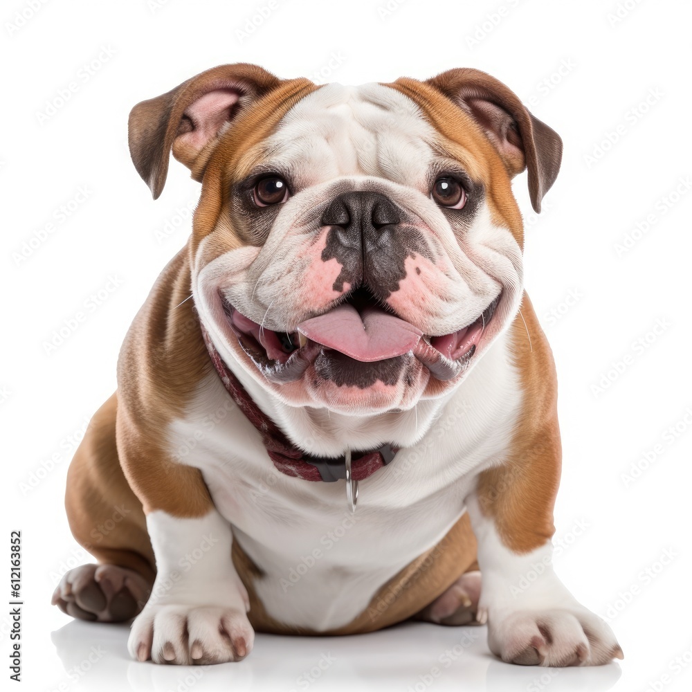 Bulldog dog 4k white background Bulldog dog 4k white background