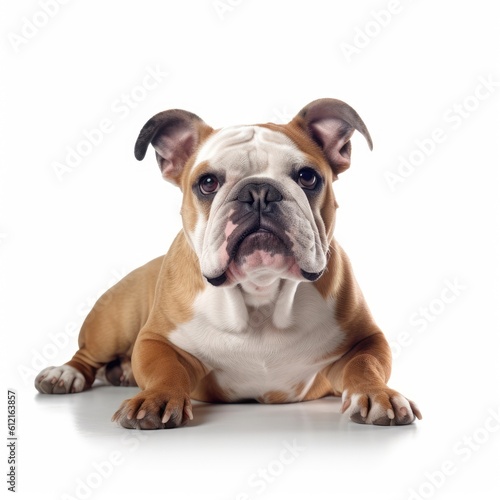 Bulldog dog 4k white background © Stream Skins