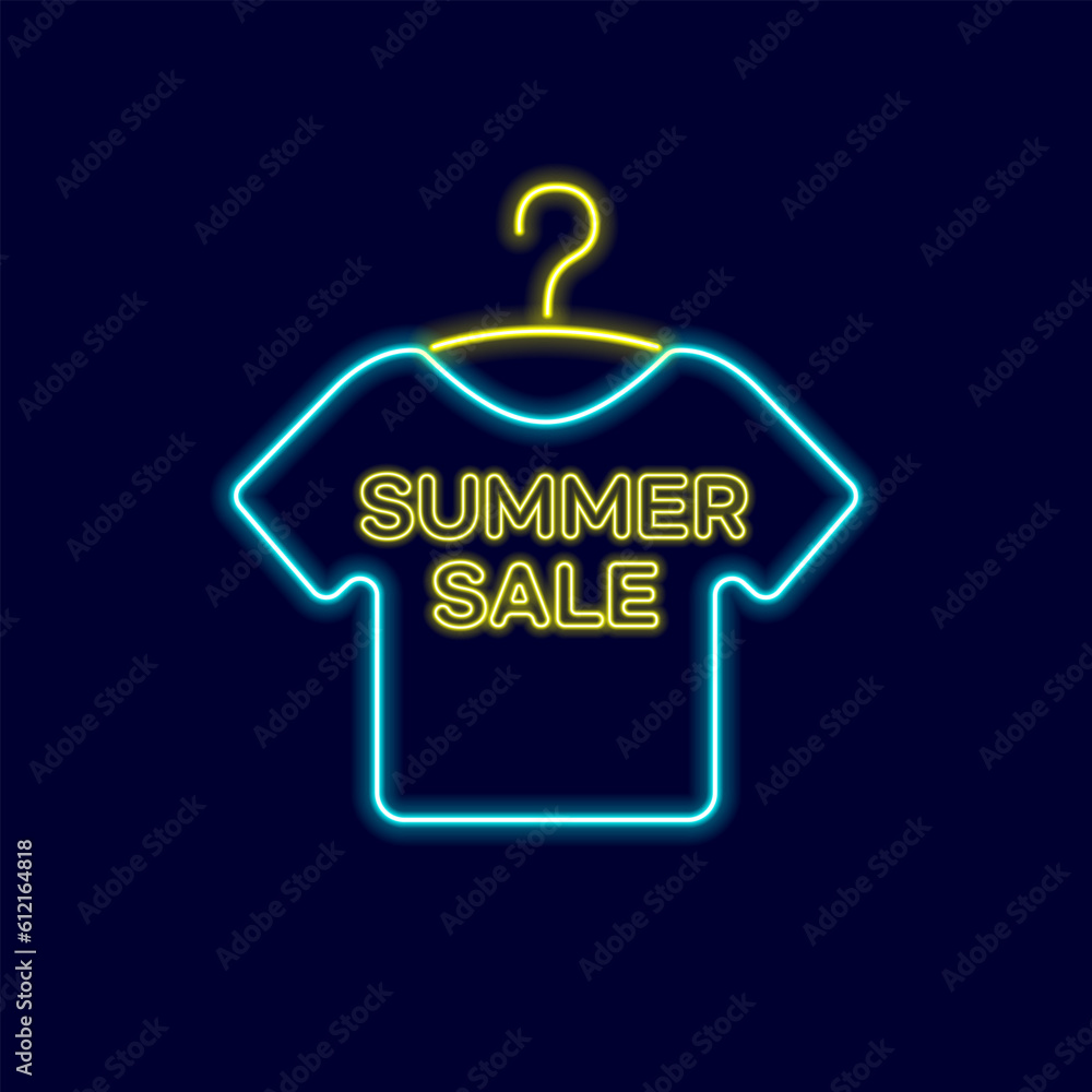 Obraz premium Summer neon sign 