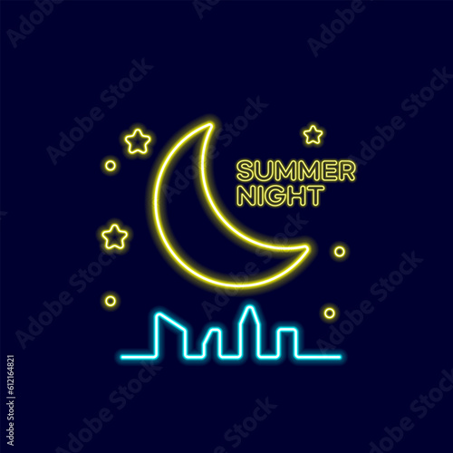 Summer neon sign 