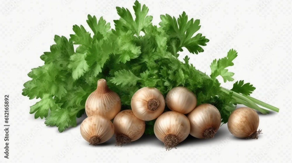 parsley and onion