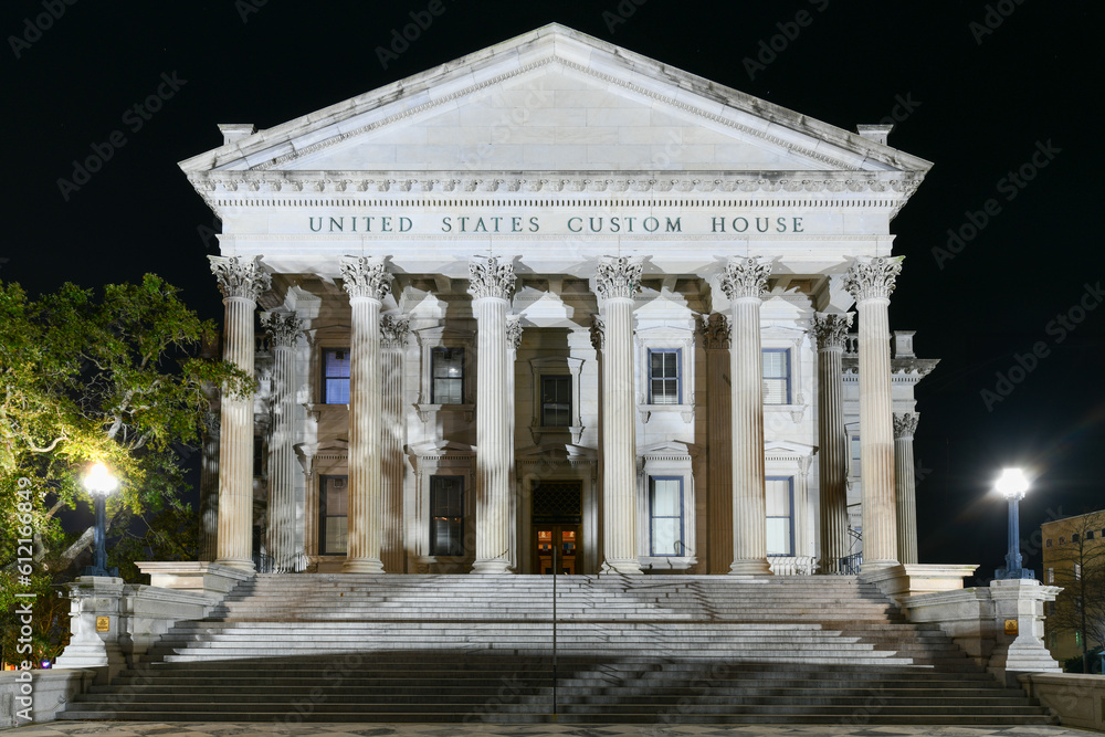 United State Custom House in Downtown Charleston, SC.